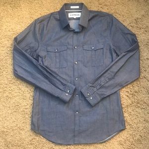 Extra slim fit Express button up (Neck: 15-15.5)